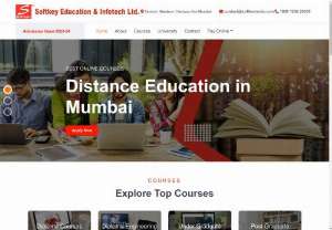 Distance Education Centers in Mumbai, Pune, India - Softkey India Specially Associates With distance Learning Courses in Mumbai,  Pune and across India through Well Recognized Universities for Young Working Professionals. Enrol Now For Diploma,  B-Tech,  U.G,  P.G,  MBA All Stream and correspondence courses.