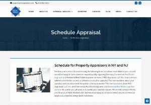 Residential Real Estate Appraiser - Schedule an appraisal. RDC is a full service valuation company which has professional commercial and residential real estate appraisers in New York,  New Jersey and Pennsylvania.
