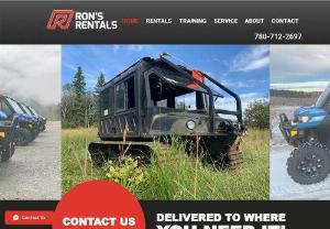 Reliable Off Road Equipment | Ron's Rentals | Canada - Ron's Rentals has a full line of reliable off-road all-terrain vehicles and accessories for commercial purposes. while even well planned jobs change putting demands on you and your organization. We are here to help!