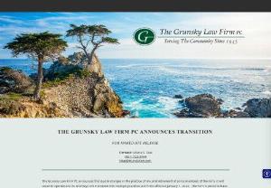 Santa Cruz Employment Law - For over 65 years,  the dedicated attorneys at Grunsky,  Ebey,  Farrar & Howell,  A Professional Corporation,  have been providing legal advice to those dealing with employment and labor law issues throughout the Santa Cruz area. Call 831-722-2444.
