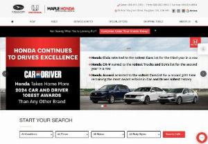 Aurora Honda - Maple Honda in Toronto is your full-service Honda dealership,  providing new and pre-owned Honda cars,  trucks,  and sport utility vehicles.