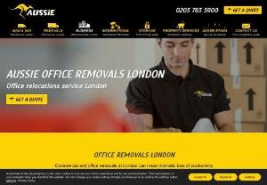 Office Removals London | Office Relocation London| Aussie Man & Van Ltd - We're experts at Commercial and office removals London. With us you don't have to worry about office relocation London, storage or technology migration.