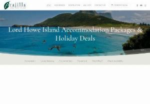 Arajilla Luxury Holidays and Island Getaways - Arajilla offers luxury holiday packages to enjoy romantic getaways,  adventure tours and wilderness discovery in Lord Howe Island. Please browse our packages on our website.