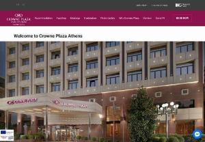 Athens business hotels - If you are planning a business trip to Athens,  Crowne Plaza Athens business hotel is the ideal place for business or leisure travelers. Stylish lodging and high quality services, 10 minutes from the Acropolis and close to the picturesque neighbourhood of Plaka and Syntagma Square.