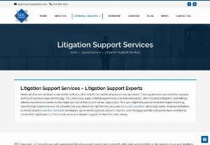 Litigation Support Services - Our Litigation Support services include Litigation Valuations, Arbitration Valuations, Divorce Settlement Consult, Estate Settlement Consult and Expert Testimony.