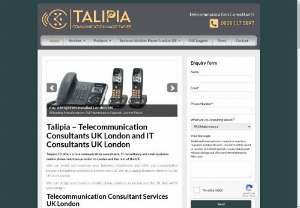 Small Business Phone Systems - Talipia is a premium small business phone systems provider and IT consultants in London,  UK. They are offering Avaya,  Cisco,  Microsoft and so many others premium brands to deal with your small business communication issues.