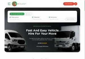 Screenshot of Van and Ute Rental Services