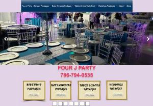 Kids Party Rentals Miami, Hialeah, Broward | Party Rental Broward, Hialeah, Miami Florida - We offer party rental miami florida, Hialeah and broward area. Get the best and affordable kids party rentals Miami, broward and Hialeah from Four J Party. Call now 786-877-8383 or 305 497 0288.