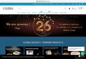 GLOBAL GADGETS - Luxury Lifestyle Technology - Global Gadgets - Online Shopping Website in India to buy Unique Gadgets,  LCD & LED Screens,  Cameras,  Smartphones,  iPhones, iPads,  gaming gadgets,  Audio,  Coffee Machines and all type of Gadget Accessories.