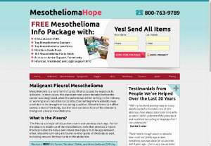Malignant Pleural Mesothelioma - Unlike many other forms of cancer,  mesothelioma can be traced to a single cause: exposure to asbestos. If you have been diagnosed with mesothelioma it means that at some point in your life,  probably dozens of years ago,  you worked with or were around asbestos. It may have been in a factory or con