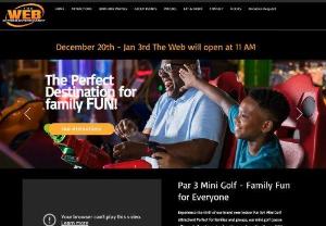 The Web Extreme Entertainment - The Web Extreme Entertainment is Cincinnati\'s largest indoor entertainment center,  with go-karts,  laser tag,  mini bowling and mini golf / putt putt. We also have a HUGE arcade and prize center and a fabulous restaurant,  Winner\'s Caf