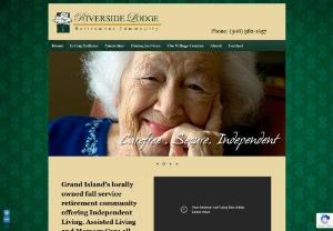 Grand Island Retirement Community | Riverside Lodge - Riverside Lodge has set the standard for retirement living for 25 years. Our locally owned and operated facility specializes in assisted and independent living