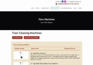Floor Cleaning Machines - Our floor cleaning machines and floor cleaning equipment. Just Clean Supplies floor machines will brilliantly clean and buff floors in any size building.