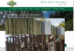 The PoleYard - The Pole Yard is a South African based company that sells a full range of poles,  gum lathes,  jungle gyms,  decking & fencing also offers a selection of garden furniture & outdoor products.