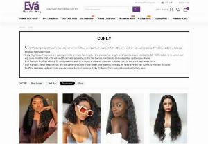 Curly Human Hair Full Lace Wigs at EvaWigs. - Choose right size short or long curly full lace wigs at EvaWigs. Deep curly full lace wigs are hot.