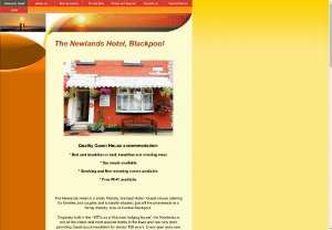 Newlands Hotel,  Blackpool - The Newlands Hotel is a small,  friendly,  licensed 8 bedroom Hotel / Guest House catering for families and couples and is ideally situated in central Blackpool. The Newlands is less than 250 yards from the beach,  Promenade and the central pier,  yet handy