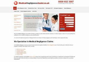 Medical Negligence Claims Solicitors 100% No Win No Fee Guide To Compensation - UK Specialist Medical Negligence Claims We Work On A 100% No Win No Fee Basis Our clinical negligence solicitors aim to win you maximum compensation Free Advice and more.