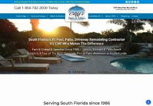 Driveway Pavers - With over 25 years experience,  Cliff\'s Pools in South Florida specializes in swimming pool remodeling,  patio and driveway pavers,  patio and deck remodeling,  pool service,  pool equipment and installation.