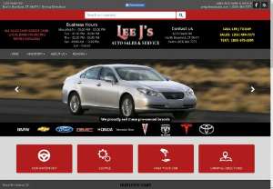 LeeJ\'s Auto Sales & Service - Used car sales and service