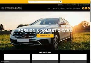 Screenshot of Platinum Auto Care
