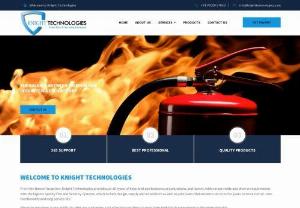 Fire Extinguisher Suppliers in Hyderabad - Knight Technologies offer fire extinguisher and fire alarm systems and services in Hyderabad,  India. What's more,  the information management systems developed by us,  coupled with our timely post-sales support has made us one of the fastest growing Software/Security companies in Hyderabad.