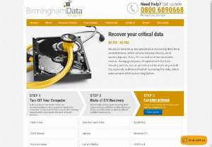 Birmingham Hard Disk Recovery - Birmingham Data Recovery offers the best Hard Drive Recovery service to all in and around the Birmingham area. If you want to know more about Hard Drive Recovery please give the Birmingham Data Recovery team a call today.
