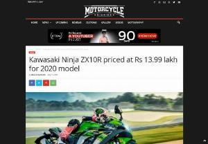 Kawasaki Ninja ZX10R price - Kawasaki Ninja ZX10R price of Model Year 2020 revealed to be 13.99 lakh ex-showroom Delhi. Kawasaki has revealed the price of new ZX10R. The 2020 Ninja ZX10R price is Rs 13.99 lakh ex-showroom Delhi.
